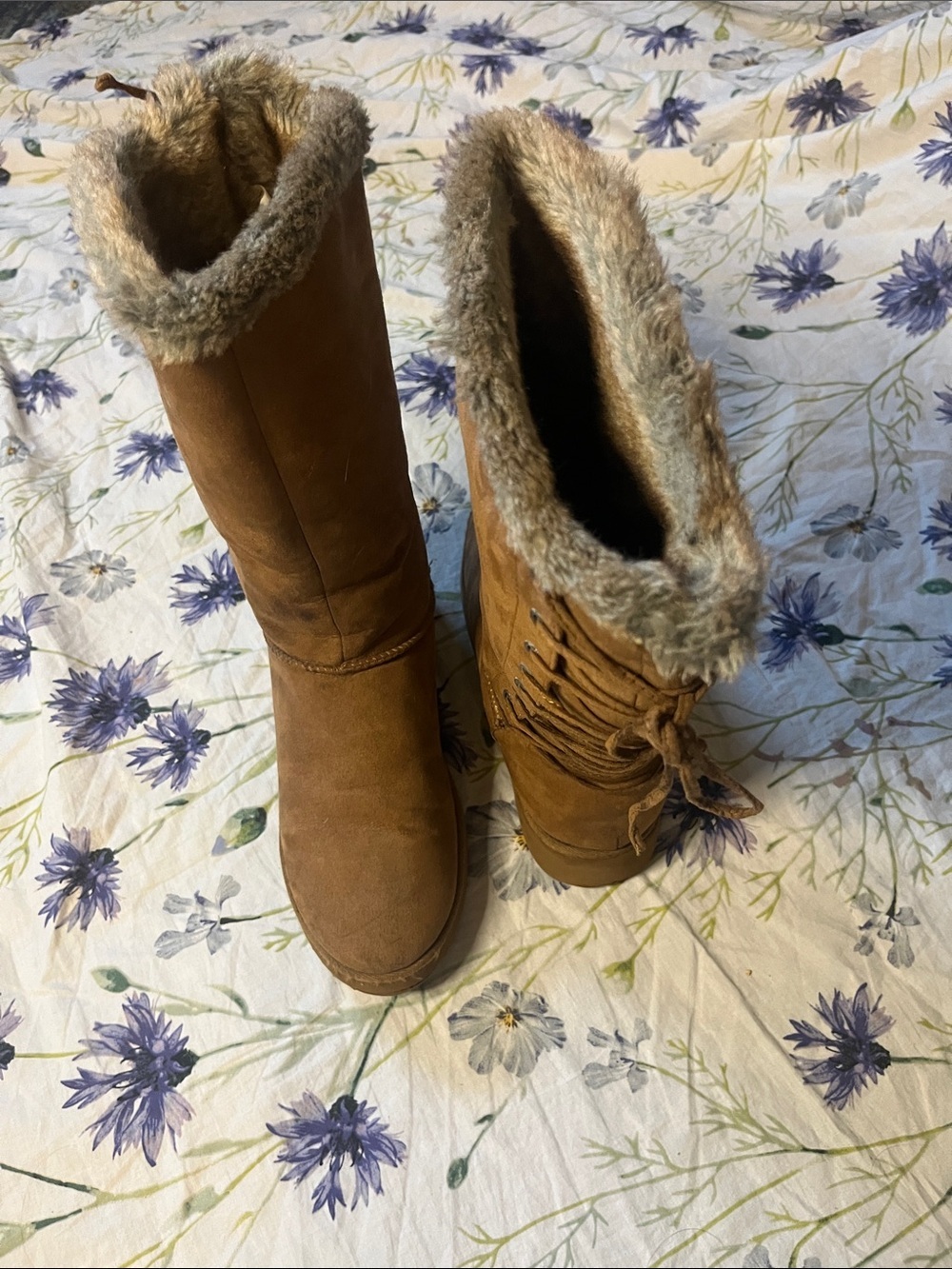 Rampage Faux Fur Lined Tall Winter Boots
